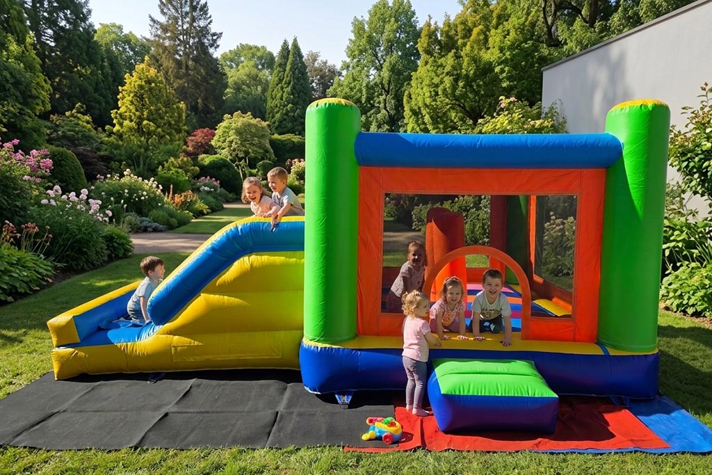 Insuflável Duplo slide